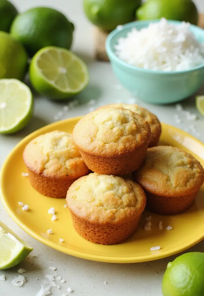 25 Healthy Gluten Free Muffin Recipes You’ll Actually Love 35 25 Healthy Gluten Free Muffin Recipes You’ll Actually Love - 7. Coconut Lime Muffins