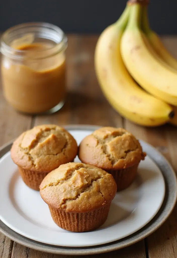 25 Healthy Gluten Free Muffin Recipes You’ll Actually Love 40 25 Healthy Gluten Free Muffin Recipes You’ll Actually Love - 8. Peanut Butter Banana Muffins