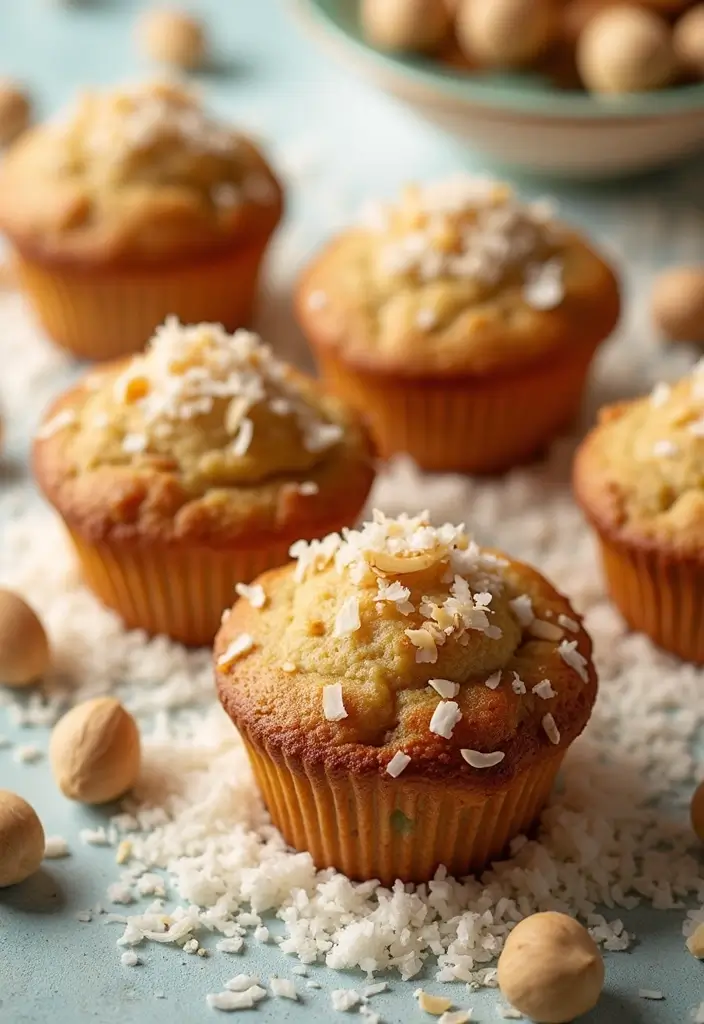 25 Healthy Mini Muffin Tin Recipes for Snacks on the Go 83 25 Healthy Mini Muffin Tin Recipes for Snacks on the Go - 13. Coconut Macadamia Muffins