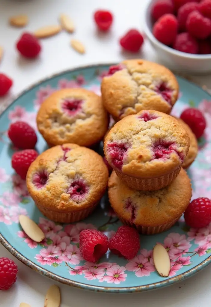 25 Healthy Mini Muffin Tin Recipes for Snacks on the Go 90 25 Healthy Mini Muffin Tin Recipes for Snacks on the Go - 14. Raspberry Almond Muffins
