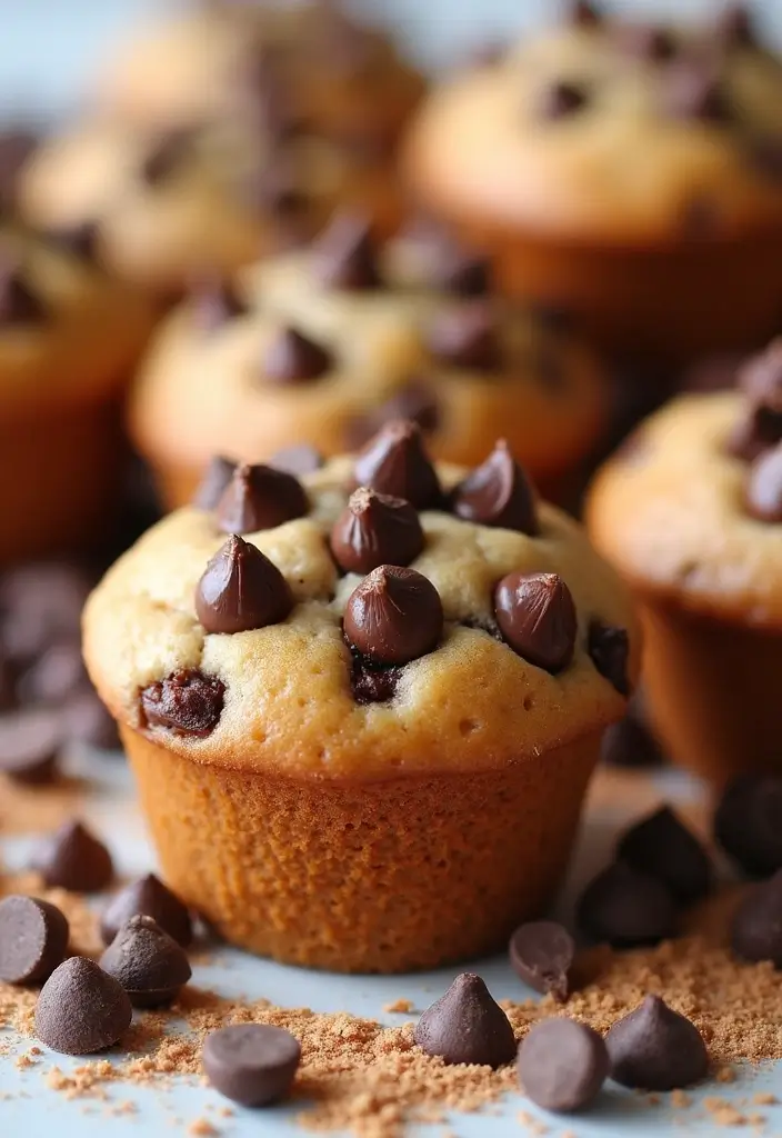 25 Healthy Mini Muffin Tin Recipes for Snacks on the Go 109 25 Healthy Mini Muffin Tin Recipes for Snacks on the Go - 17. Chocolate Chip Mini Muffins
