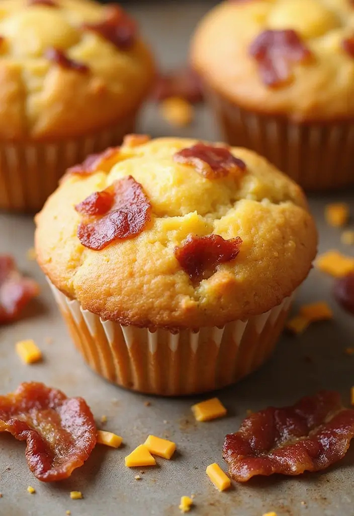 25 Healthy Mini Muffin Tin Recipes for Snacks on the Go 123 25 Healthy Mini Muffin Tin Recipes for Snacks on the Go - 19. Savory Bacon and Cheese Muffins