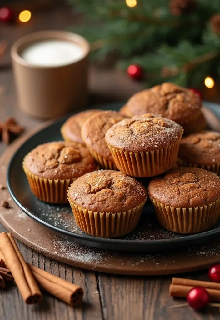 25 Healthy Mini Muffin Tin Recipes for Snacks on the Go 145 25 Healthy Mini Muffin Tin Recipes for Snacks on the Go - 23. Gingerbread Muffins