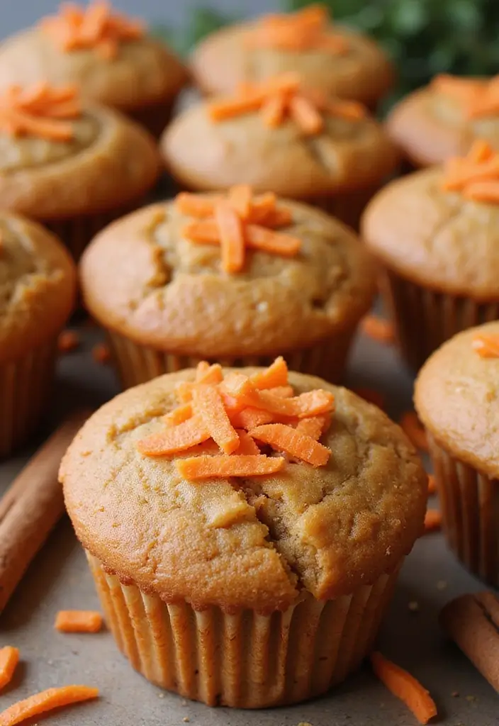 25 Healthy Mini Muffin Tin Recipes for Snacks on the Go 43 25 Healthy Mini Muffin Tin Recipes for Snacks on the Go - 7. Carrot Cake Muffins