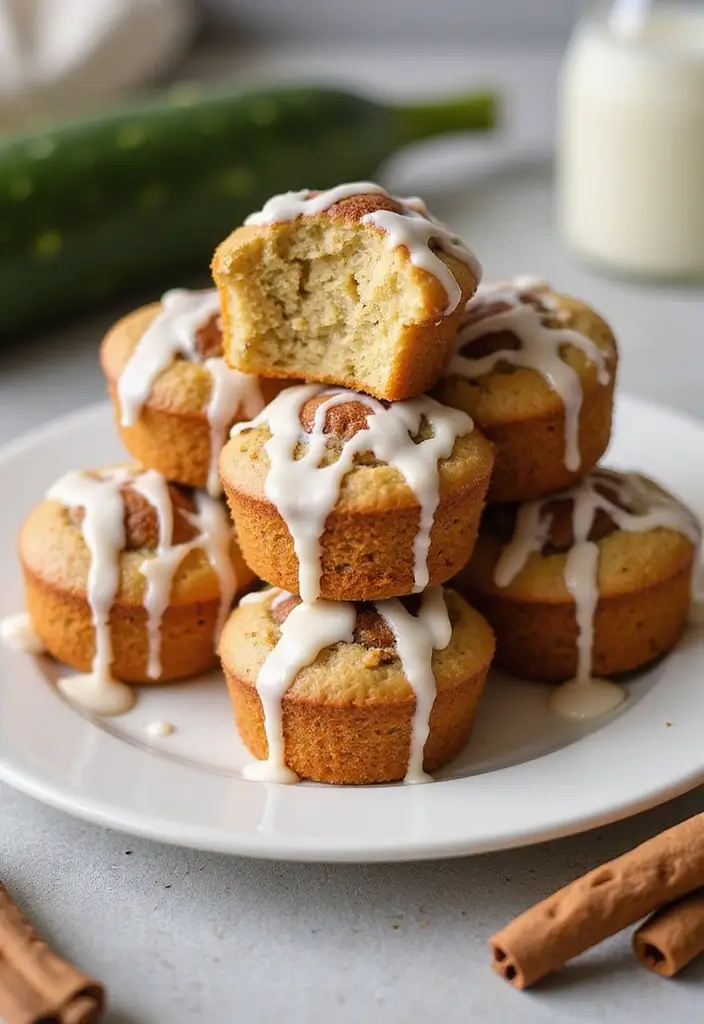 25 Healthy Zucchini Muffin Recipes You’ll Actually Enjoy 66 25 Healthy Zucchini Muffin Recipes You’ll Actually Enjoy - 12. Cinnamon Roll Zucchini Muffins