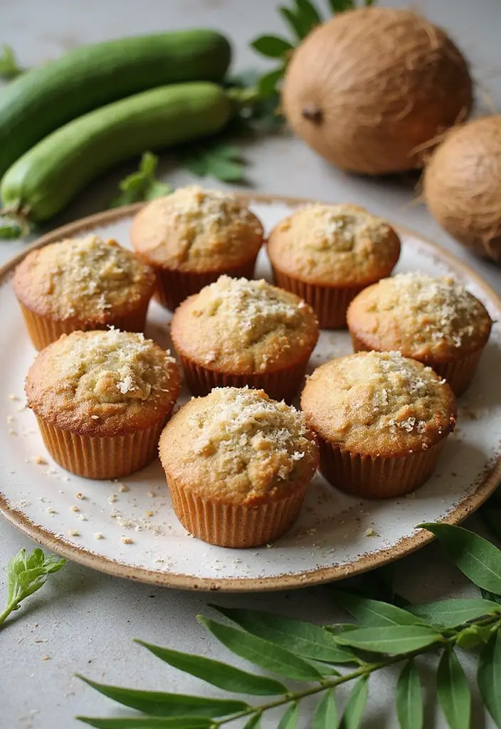 25 Healthy Zucchini Muffin Recipes You’ll Actually Enjoy 42 25 Healthy Zucchini Muffin Recipes You’ll Actually Enjoy - 8. Coconut Flour Zucchini Muffins