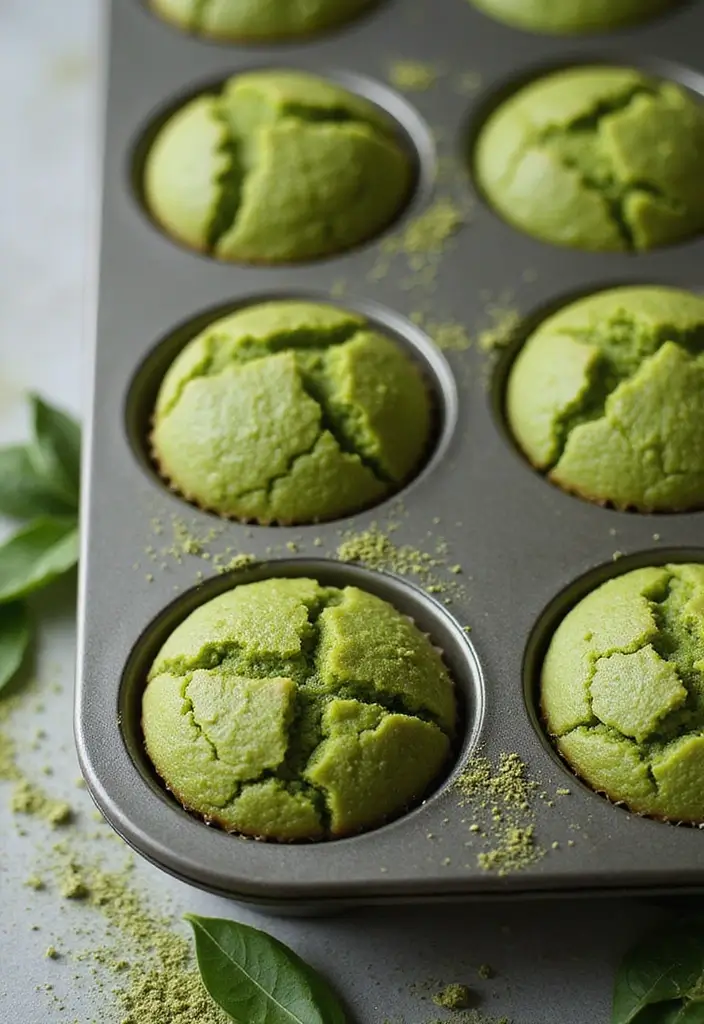 25 Keto Muffin Tin Recipes for a Low Carb Lifestyle 14. Matcha Green Tea Muffins