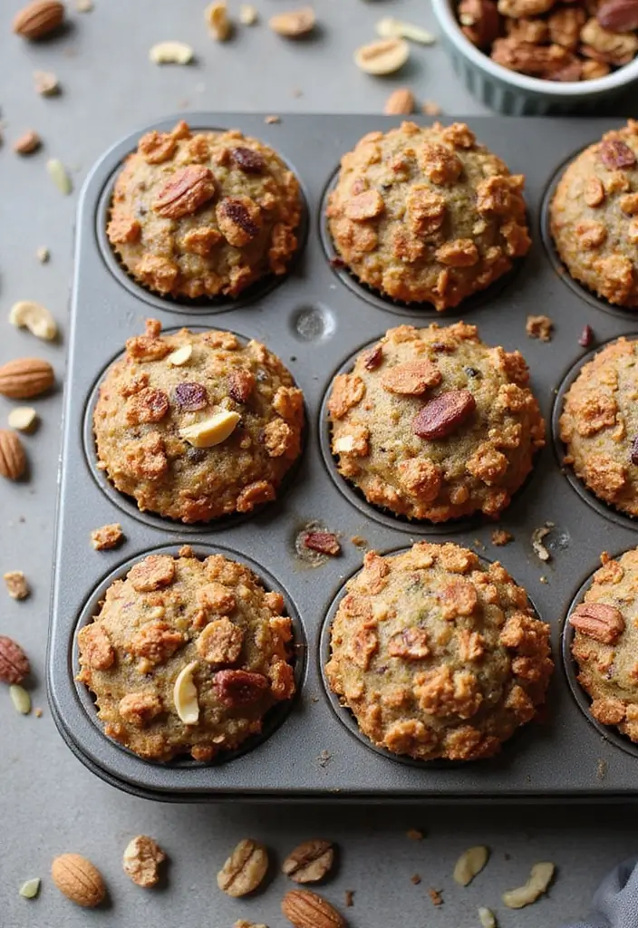 25 Keto Muffin Tin Recipes for a Low Carb Lifestyle 17. Nutty Granola Muffins