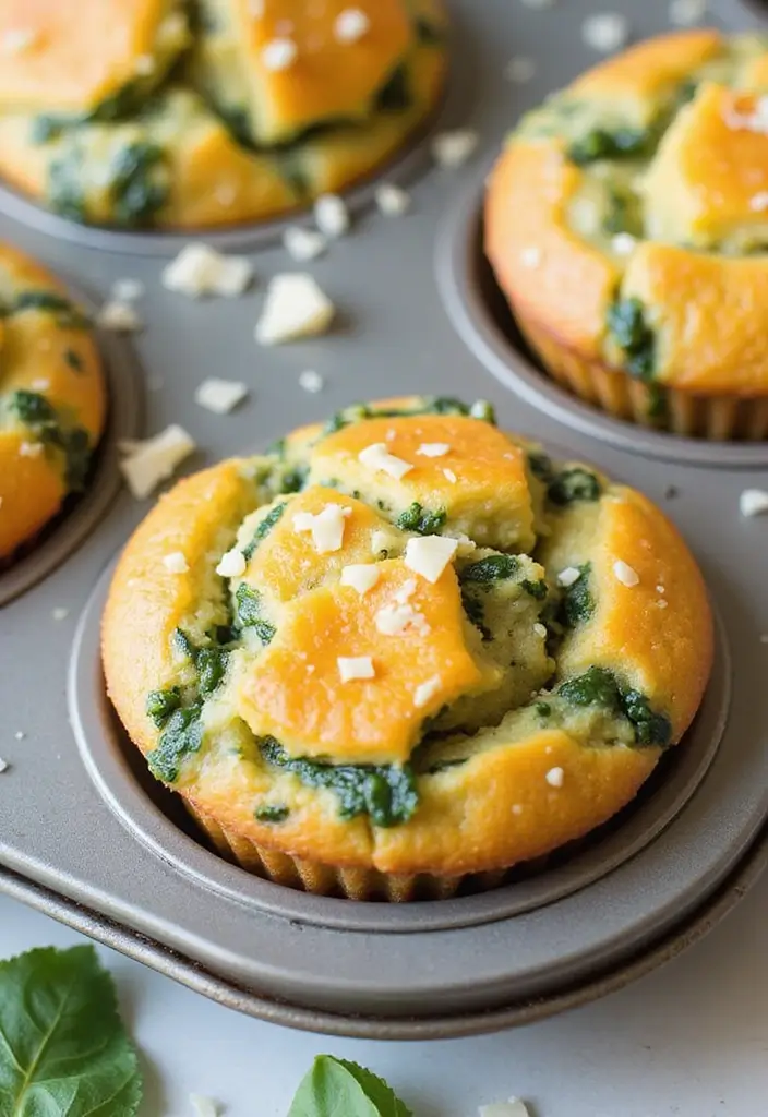25 Keto Muffin Tin Recipes for a Low Carb Lifestyle 2. Cheesy Spinach Muffins