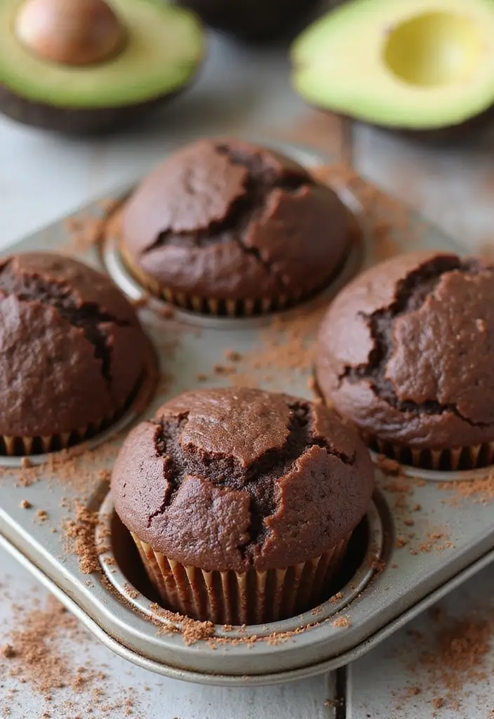 25 Keto Muffin Tin Recipes for a Low Carb Lifestyle 25. Chocolate Avocado Muffins