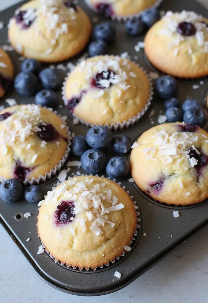 25 Keto Muffin Tin Recipes for a Low Carb Lifestyle 4. Blueberry Coconut Muffins