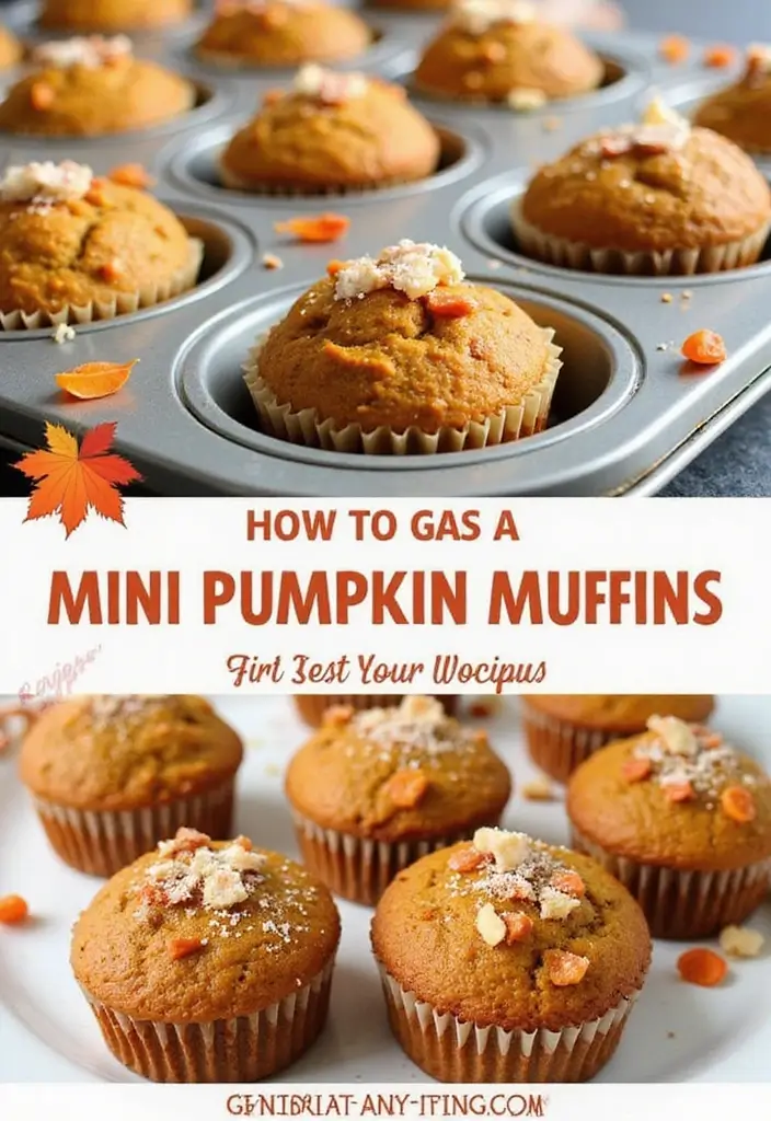25 Mini Muffin Tin Appetizer Recipes for Parties and Holidays 91 25 Mini Muffin Tin Appetizer Recipes for Parties and Holidays - 15. Mini Pumpkin Spice Muffins