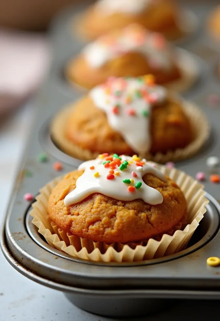 25 Mini Muffin Tin Appetizer Recipes for Parties and Holidays 143 25 Mini Muffin Tin Appetizer Recipes for Parties and Holidays - 23. Mini Carrot Cake Muffins
