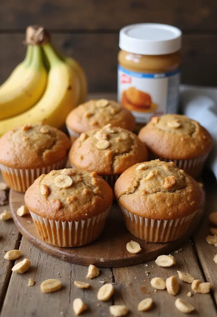 25 Muffin Pan Dessert Recipes That Wow Every Guest 87 25 Muffin Pan Dessert Recipes That Wow Every Guest - 15. Peanut Butter Banana Muffins