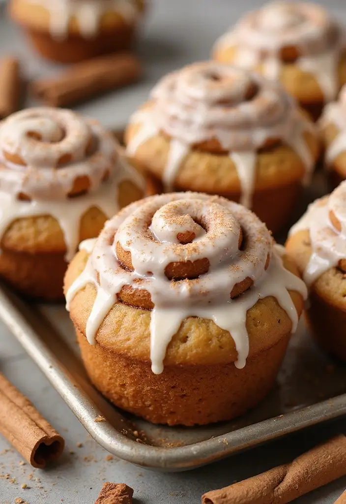 25 Muffin Pan Dessert Recipes That Wow Every Guest 51 25 Muffin Pan Dessert Recipes That Wow Every Guest - 9. Cinnamon Roll Muffins