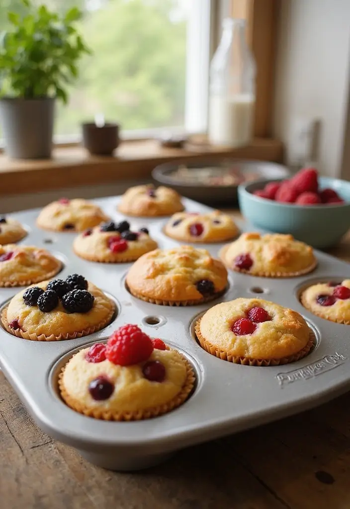 25 Pampered Chef Muffin Pan Recipes Every Baker Should Try 121 25 Pampered Chef Muffin Pan Recipes Every Baker Should Try - 21. Berry Medley Muffins