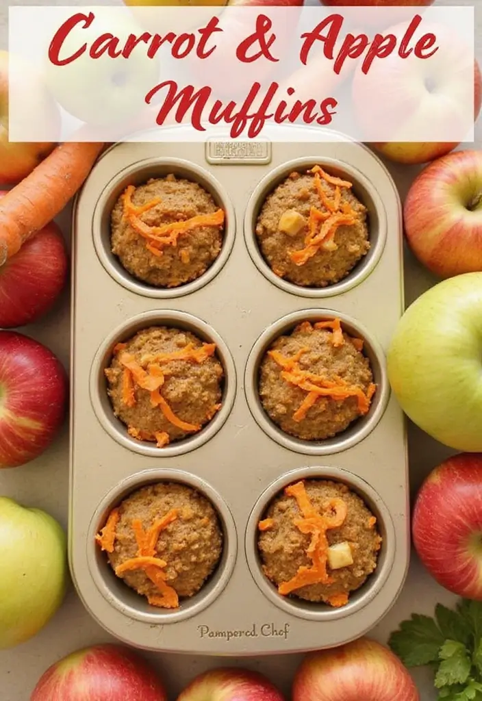 25 Pampered Chef Muffin Pan Recipes Every Baker Should Try 18 25 Pampered Chef Muffin Pan Recipes Every Baker Should Try - 4. Carrot and Apple Muffins