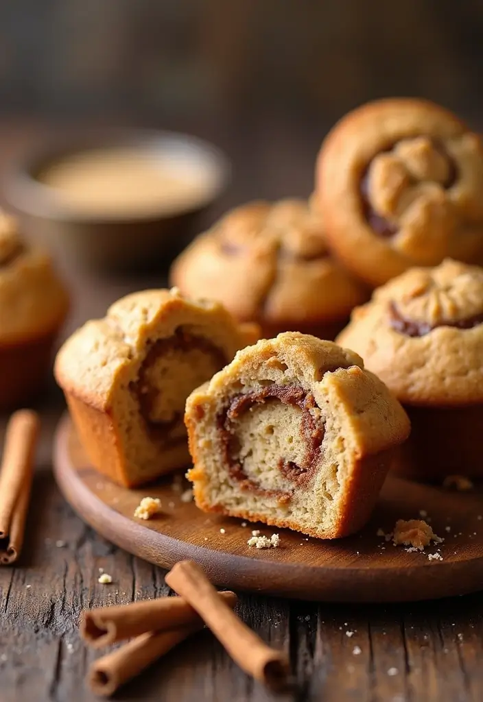 25 Peanut Butter Muffin Recipes for Snack Time Bliss 55 25 Peanut Butter Muffin Recipes for Snack Time Bliss - 11. Peanut Butter Cinnamon Swirl Muffins
