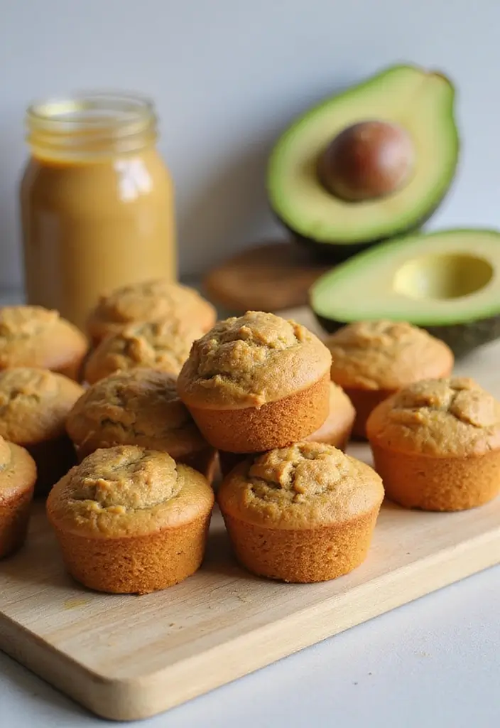 25 Peanut Butter Muffin Recipes for Snack Time Bliss 131 25 Peanut Butter Muffin Recipes for Snack Time Bliss - 25. Peanut Butter Avocado Muffins