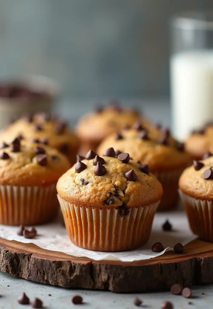 25 Peanut Butter Muffin Recipes for Snack Time Bliss 11 25 Peanut Butter Muffin Recipes for Snack Time Bliss - 3. Chocolate Chip Peanut Butter Muffins