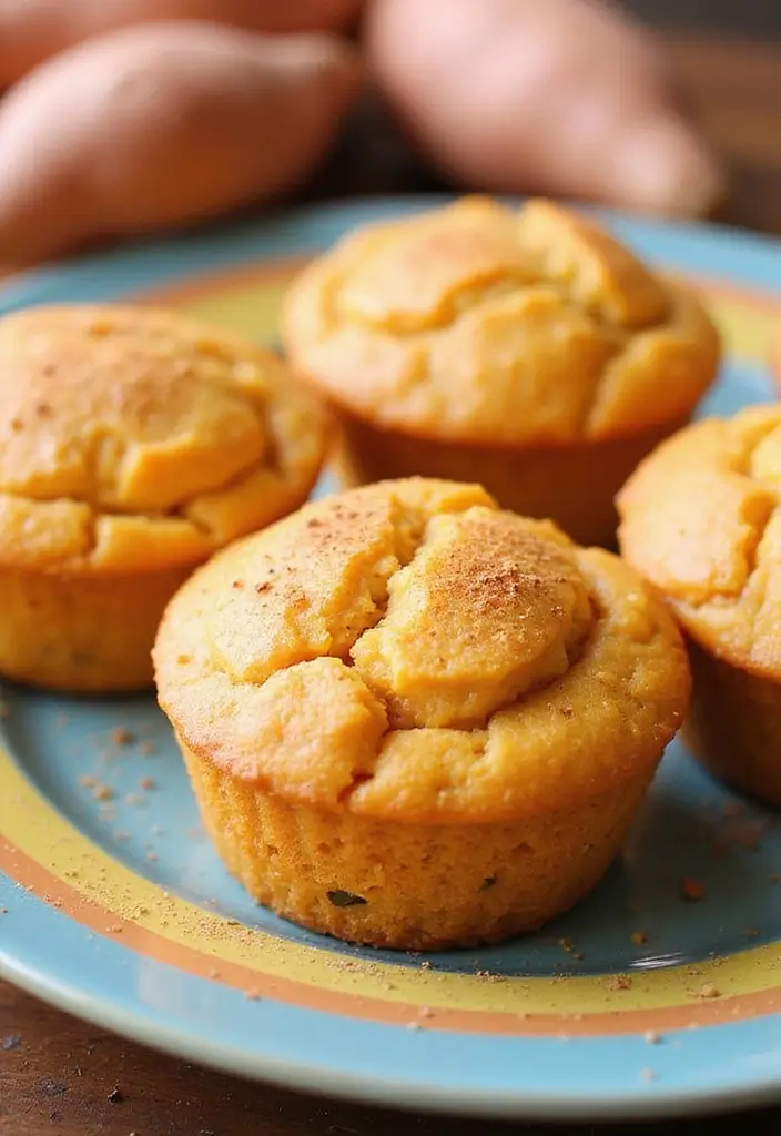 27 Cottage Cheese Muffin Recipes High in Protein - 11. Sweet Potato Cottage Cheese Muffins