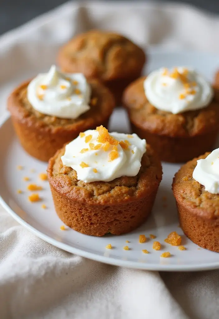 27 Cottage Cheese Muffin Recipes High in Protein - 13. Carrot Cake Cottage Cheese Muffins