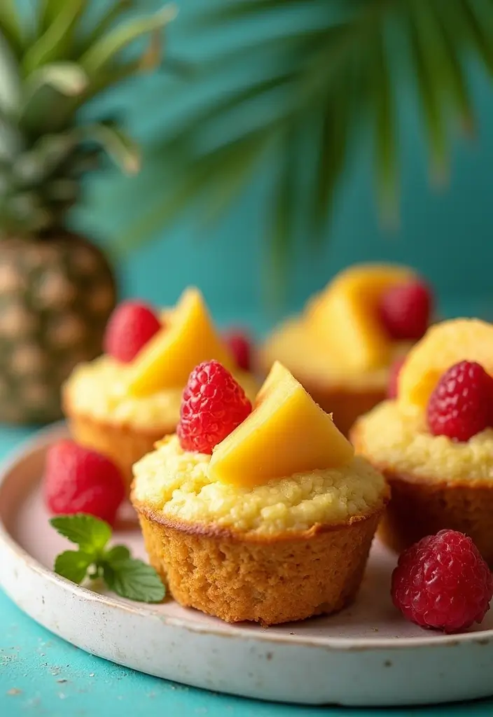 27 Cottage Cheese Muffin Recipes High in Protein - 19. Tropical Fruit Cottage Cheese Muffins