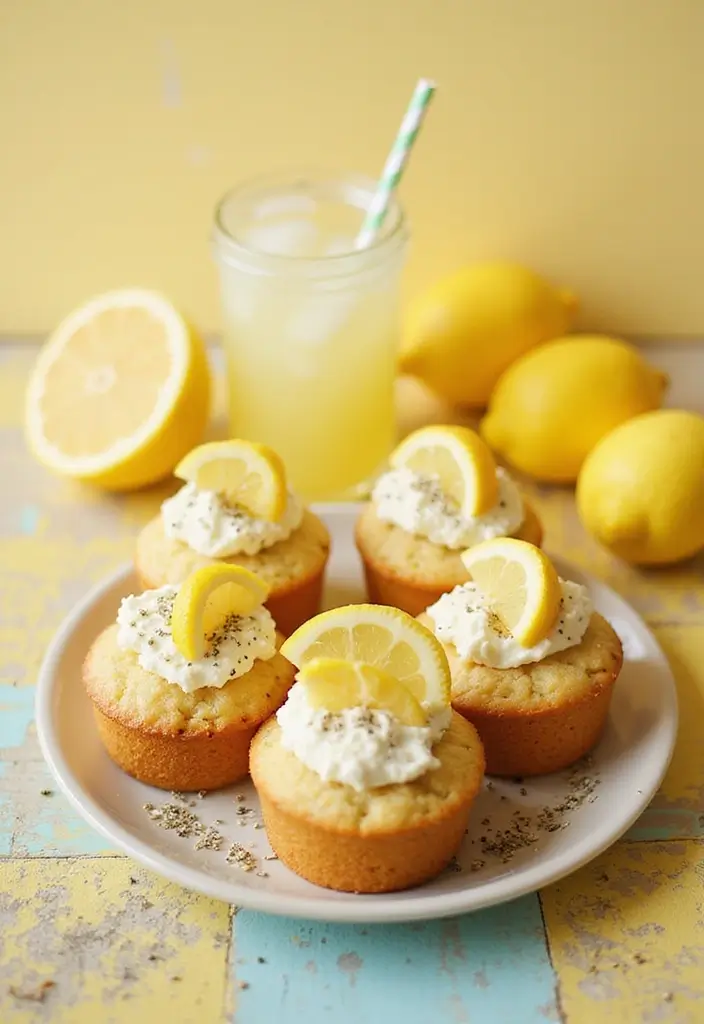27 Cottage Cheese Muffin Recipes High in Protein - 27. Lemony Poppy Seed Cottage Cheese Muffins