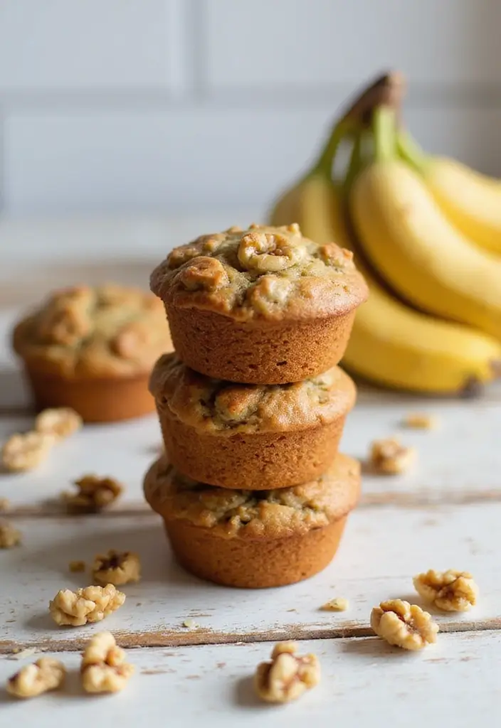 27 Cottage Cheese Muffin Recipes High in Protein - 3. Banana Nut Protein Muffins