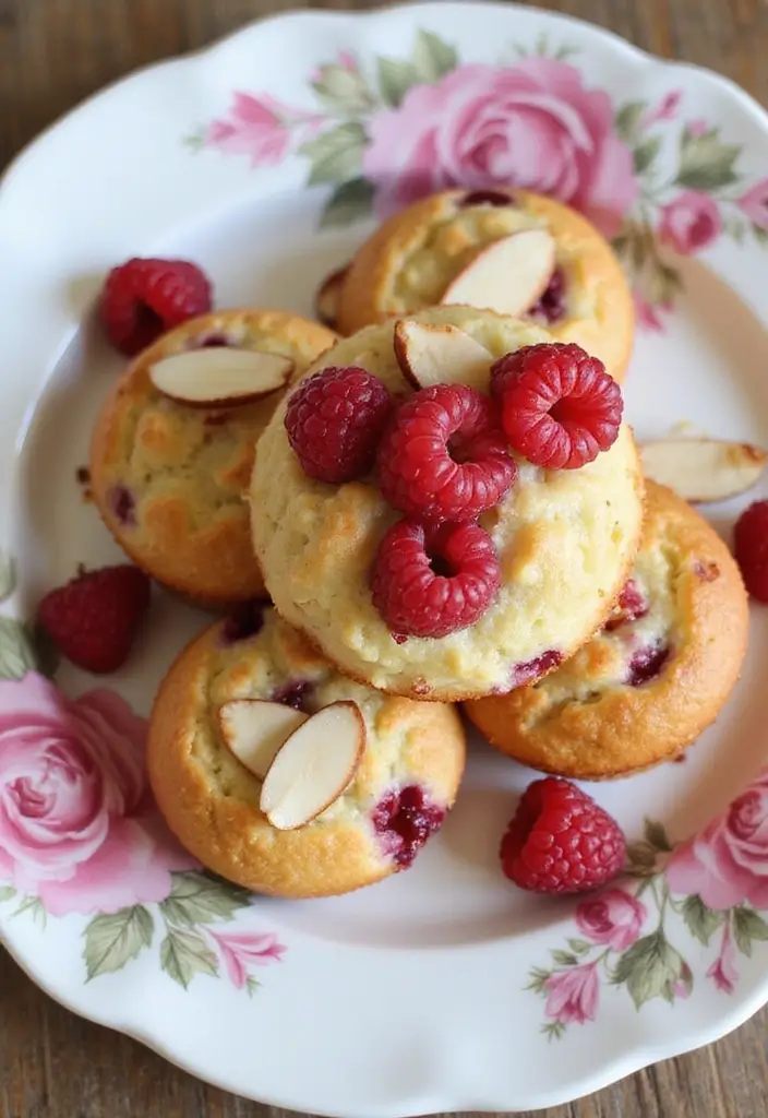 27 Cottage Cheese Muffin Recipes High in Protein - 8. Raspberry Almond Cottage Cheese Muffins