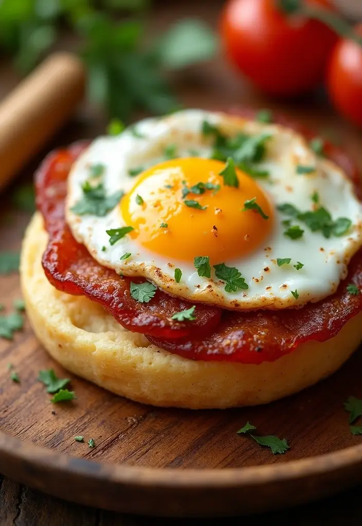 27 Egg and English Muffin Recipes for Quick Breakfasts 84 27 Egg and English Muffin Recipes for Quick Breakfasts - 14. Chorizo and Egg English Muffin