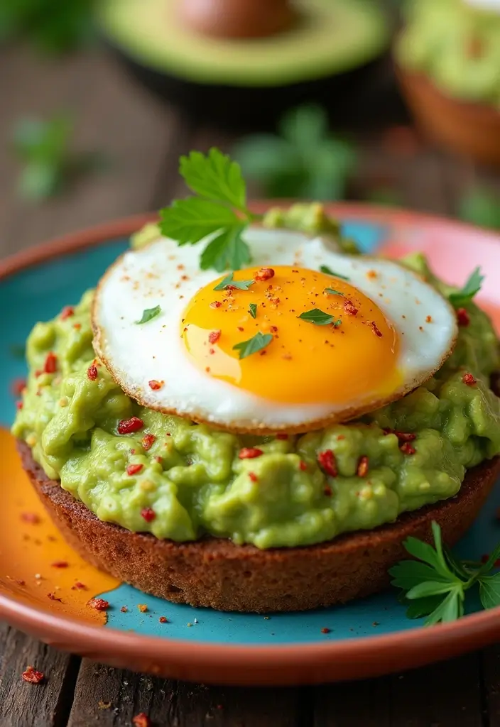 27 Egg and English Muffin Recipes for Quick Breakfasts 8 27 Egg and English Muffin Recipes for Quick Breakfasts - 2. Avocado and Egg Breakfast Muffin