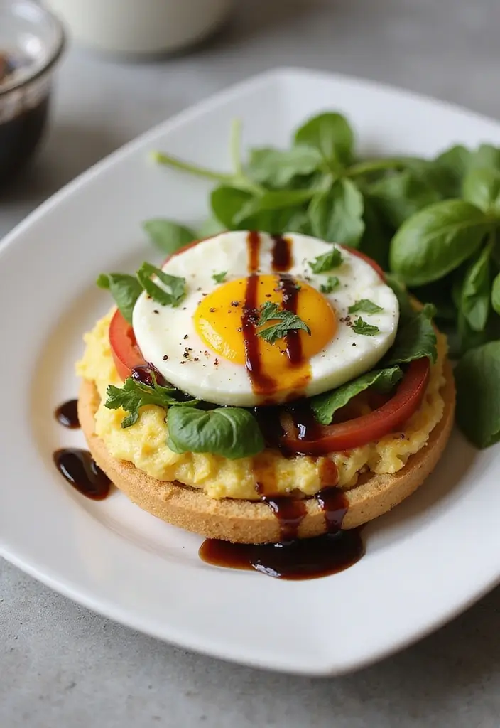 27 Egg and English Muffin Recipes for Quick Breakfasts 124 27 Egg and English Muffin Recipes for Quick Breakfasts - 20. Caprese Egg Muffin