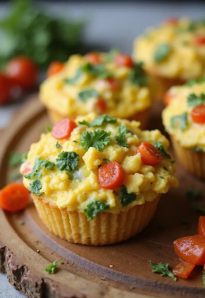 27 Egg and English Muffin Recipes for Quick Breakfasts 141 27 Egg and English Muffin Recipes for Quick Breakfasts - 23. Egg and Veggie Scramble Muffin