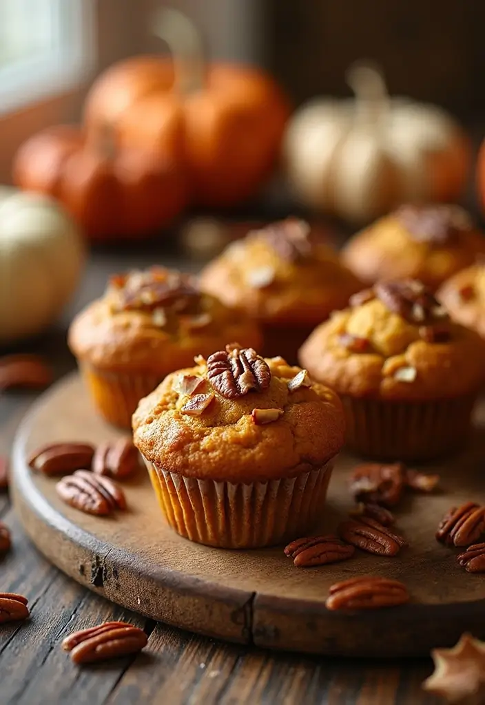 27 Healthy Pumpkin Muffin Recipes for Fall Baking 96 27 Healthy Pumpkin Muffin Recipes for Fall Baking - 16. Maple Pecan Pumpkin Muffins
