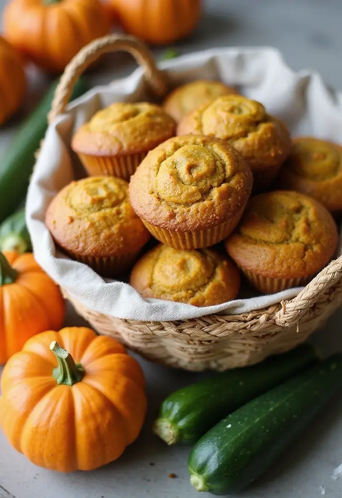 27 Healthy Pumpkin Muffin Recipes for Fall Baking 101 27 Healthy Pumpkin Muffin Recipes for Fall Baking - 17. Pumpkin Zucchini Muffins