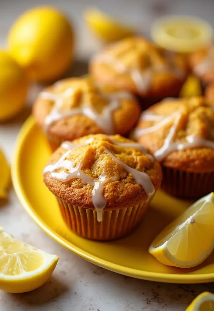 27 Healthy Pumpkin Muffin Recipes for Fall Baking 108 27 Healthy Pumpkin Muffin Recipes for Fall Baking - 18. Lemon-Glazed Pumpkin Muffins