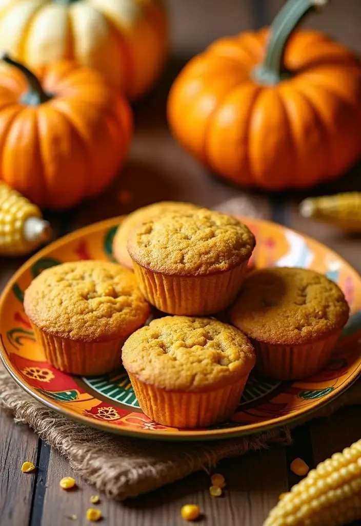 27 Healthy Pumpkin Muffin Recipes for Fall Baking 122 27 Healthy Pumpkin Muffin Recipes for Fall Baking - 20. Pumpkin Cornmeal Muffins