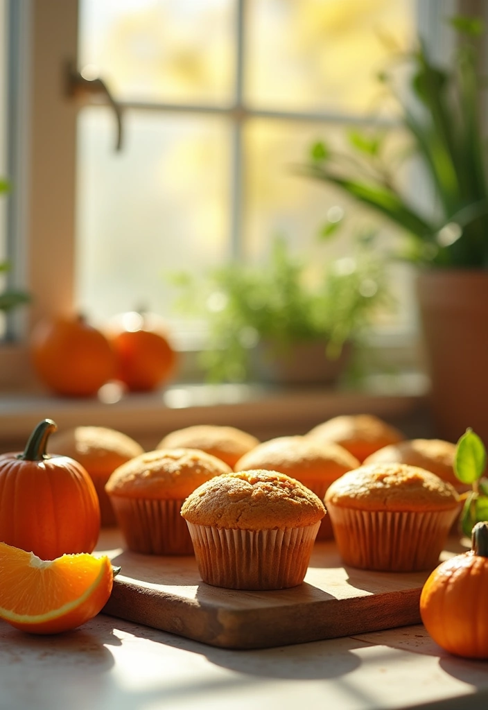 27 Healthy Pumpkin Muffin Recipes for Fall Baking 129 27 Healthy Pumpkin Muffin Recipes for Fall Baking - 21. Orange-Scented Pumpkin Muffins