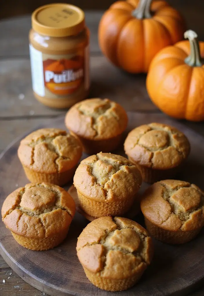27 Healthy Pumpkin Muffin Recipes for Fall Baking 162 27 Healthy Pumpkin Muffin Recipes for Fall Baking - 26. Peanut Butter Pumpkin Muffins