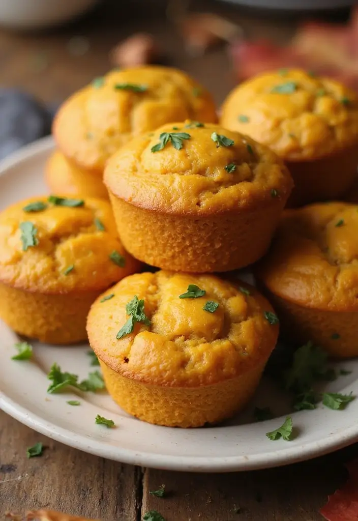 27 Healthy Pumpkin Muffin Recipes for Fall Baking 23 27 Healthy Pumpkin Muffin Recipes for Fall Baking - 5. Savory Pumpkin and Cheddar Muffins