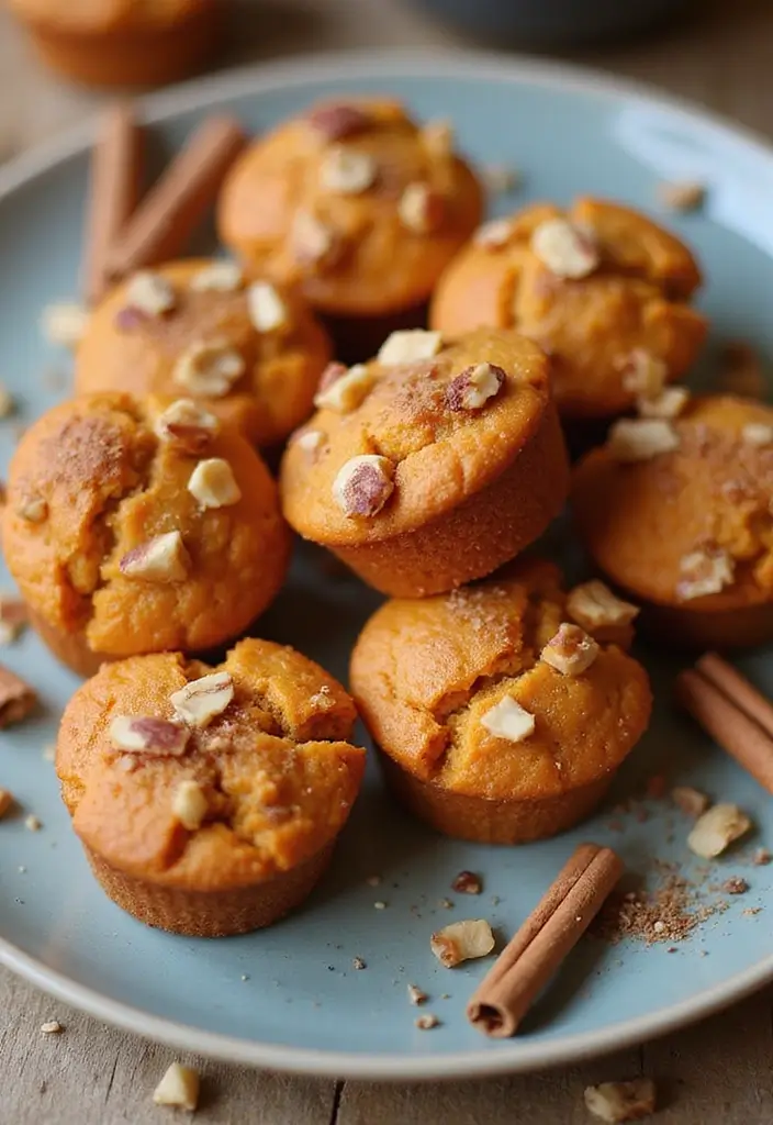 27 Mini Muffin Tin Brunch Recipes for Weekends and Parties - 12. Sweet Potato Mini Muffins