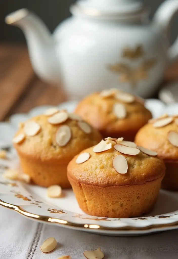 27 Mini Muffin Tin Brunch Recipes for Weekends and Parties - 16. Honey Almond Mini Muffins