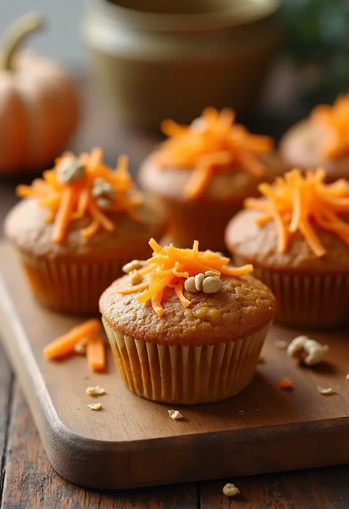 27 Mini Muffin Tin Brunch Recipes for Weekends and Parties - 23. Carrot Cake Mini Muffins