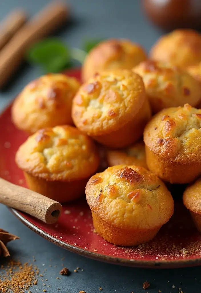 27 Mini Muffin Tin Brunch Recipes for Weekends and Parties - 26. Sweet and Spicy Mini Muffins