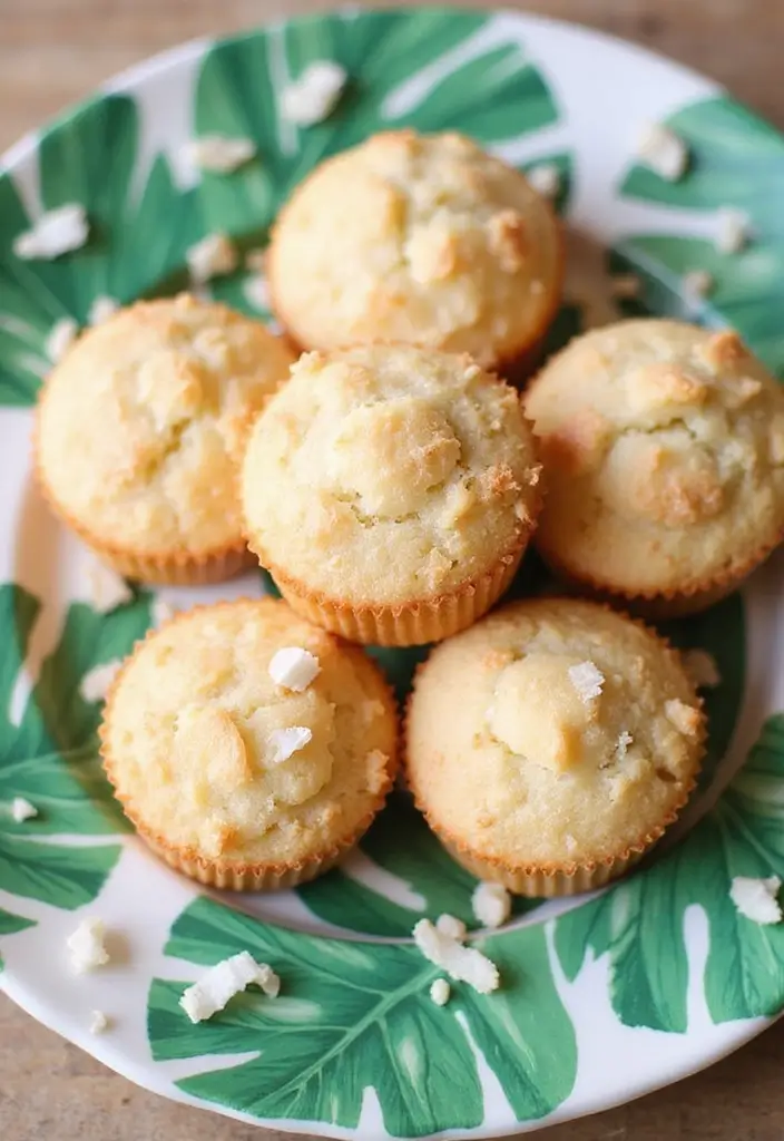 27 Mini Muffin Tin Dessert Recipes You’ll Want to Make Again - 12. Mini Coconut Macaroon Muffins