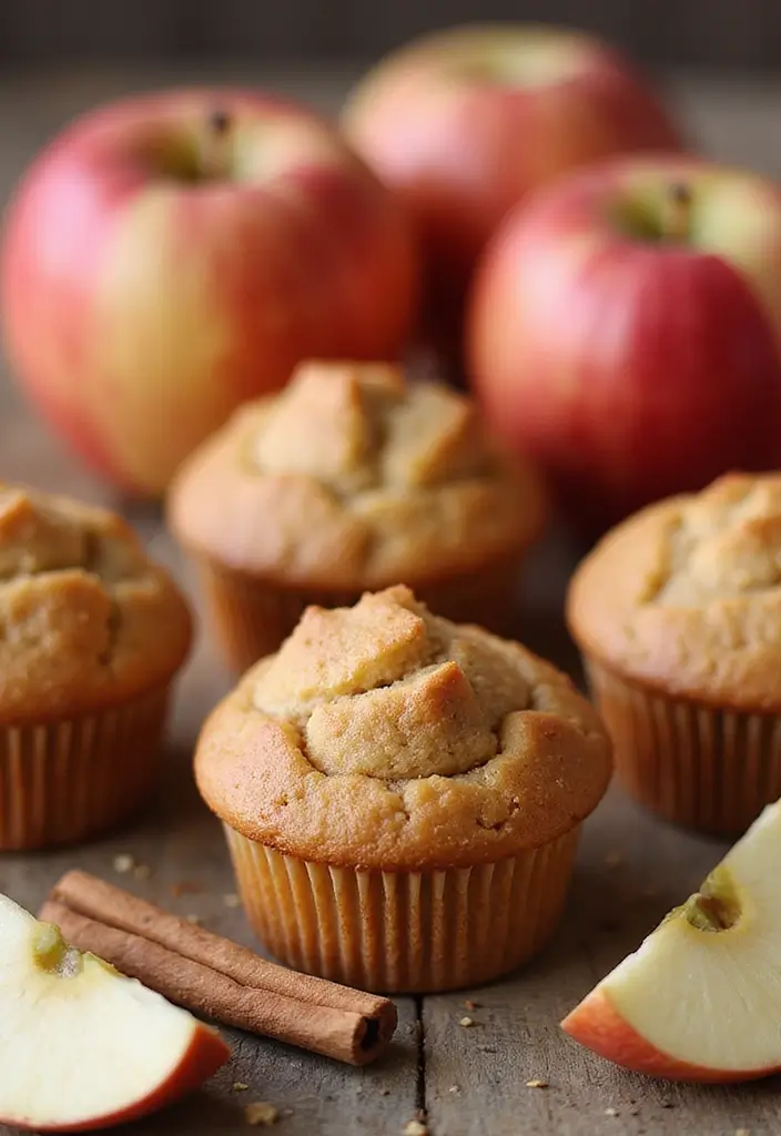 27 Mini Muffin Tin Dessert Recipes You’ll Want to Make Again - 13. Mini Apple Cinnamon Muffins