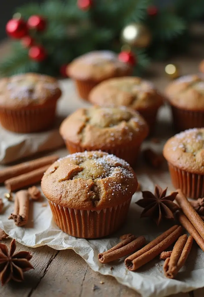 27 Mini Muffin Tin Dessert Recipes You’ll Want to Make Again - 16. Mini Gingerbread Muffins