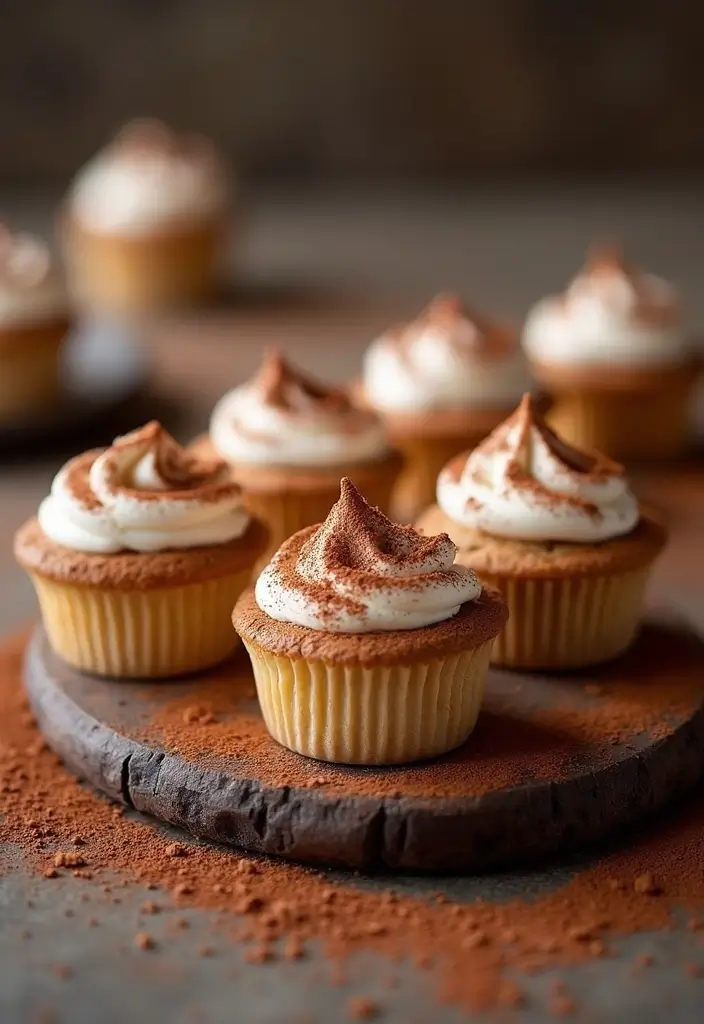 27 Mini Muffin Tin Dessert Recipes You’ll Want to Make Again - 18. Mini Tiramisu Muffins