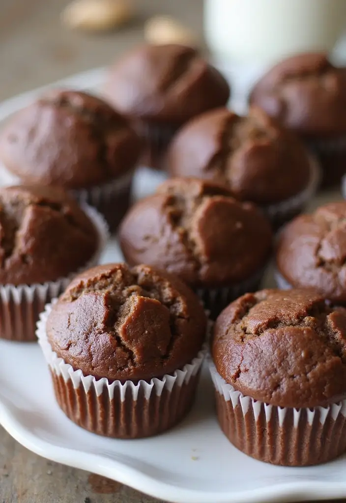 27 Mini Muffin Tin Dessert Recipes You’ll Want to Make Again - 22. Mini Chocolate Peanut Butter Muffins
